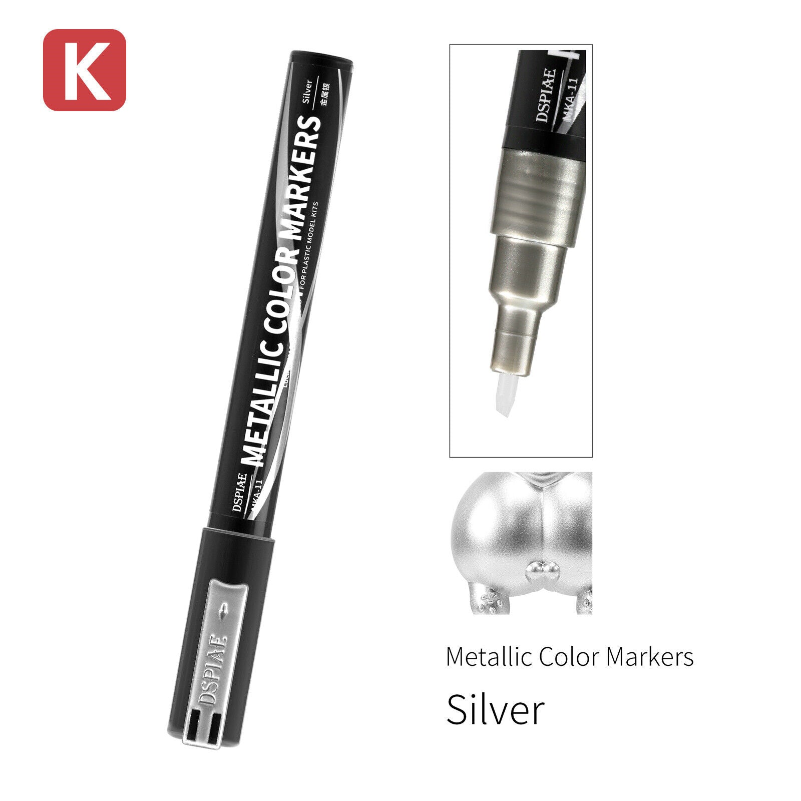 DSPIAE: Metallic Color Marker - Silver – Tabletop Renaissance Games ...