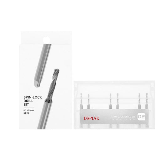 DSPIAE XDB-S02 Spin-Lock Drill Bit - Set 02 (Mobius & Orbit compatible)