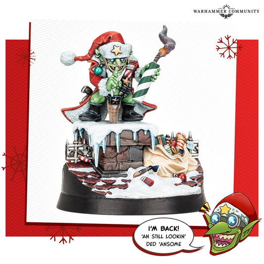 Warhammer Holiday Promo Figure: Da Red Gobbo’s Surprise