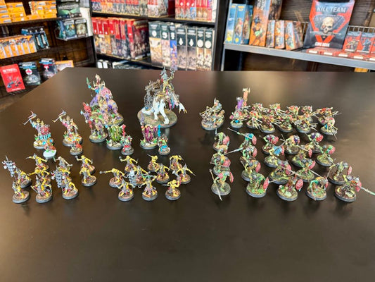 [Pre-Owned][Painted] Age of Sigmar: Orruk Warclan Kruleboyz Army