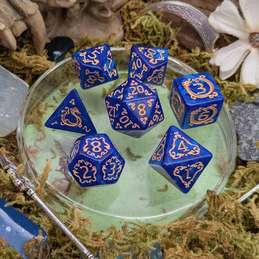 Dice Goblin: Dragon Blue Dice Set