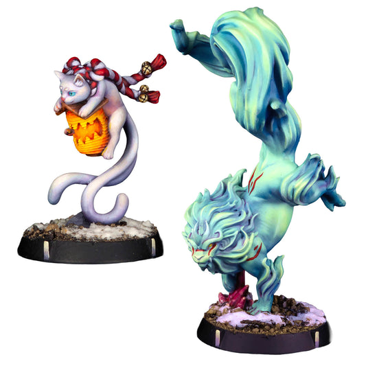 Eldfall Chronicles: Familiar Nekomata & Komainu