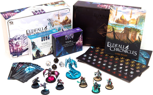 Eldfall Chronicles: Coalition of Thenion vs Sand Kingdoms 2-Player Starter Set