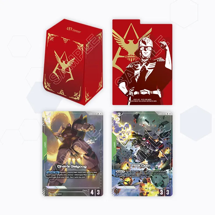 Gundam CG: Official Card Case Set 02 [Pre-order. Availalbe 09/25/2026]