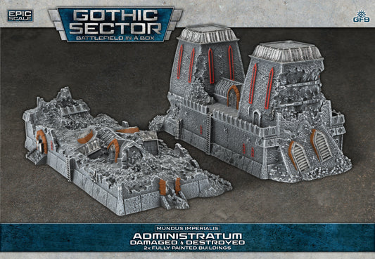 Battlefield in a Box: Mundus Imperialis - Damaged & Destroyed Adminstratum