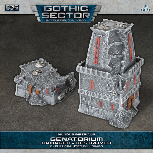Battlefield in a Box: Mundus Imperialis - Damaged & Destroyed Genatorum