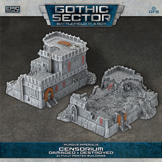Battlefield in a Box: Mundus Imperialis - Damaged & Destroyed Censorium