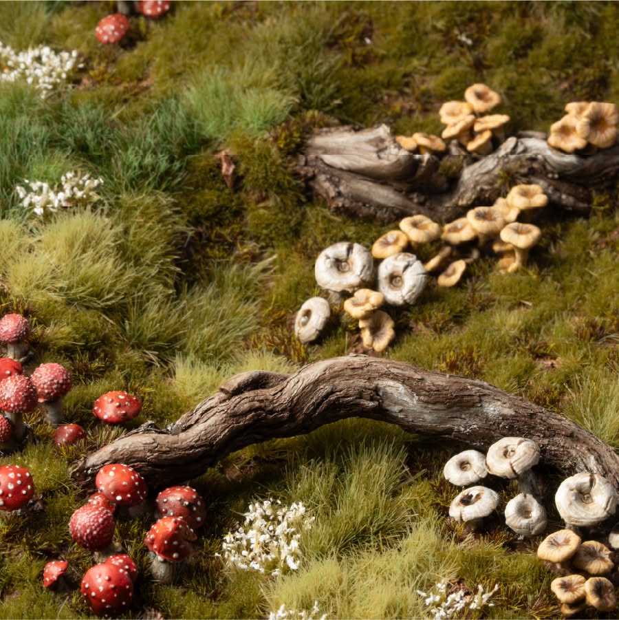 Gamers Grass Basing Bits - Forest Mushrooms