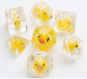 Embrace Series: Rubber Duck RPG Dice Set (7pcs)