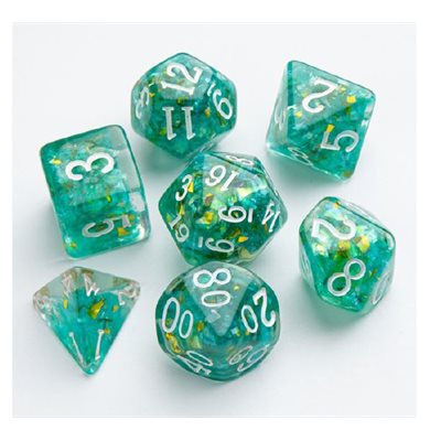 Candy-like Series: Mint RPG Dice Set (7pcs) (Damaged Packaging)