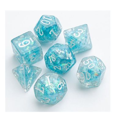 Candy-like Series: Blueberry RPG Dice Set (7pcs) (Damaged Packaging)