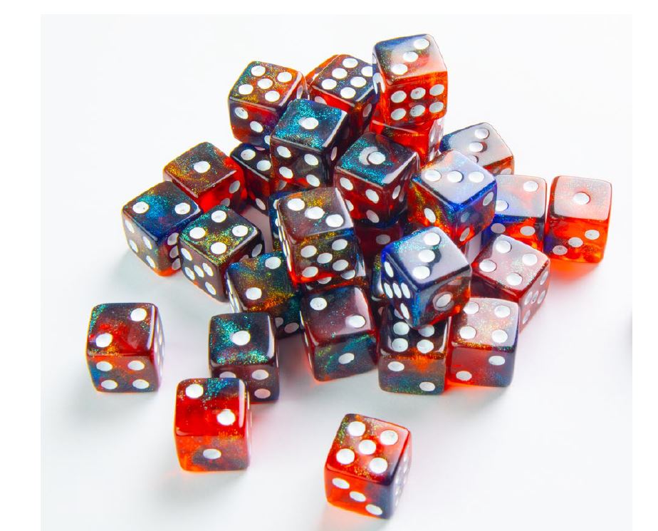 Galaxy Series: Mars - D6 Dice Set 12 mm (36 pcs)