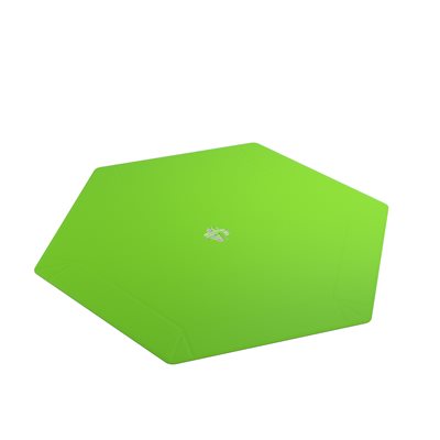 Magnetic Hexagonal Dice Tray (Black / Green)