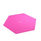 Magnetic Hexagonal Dice Tray (Black / Pink)