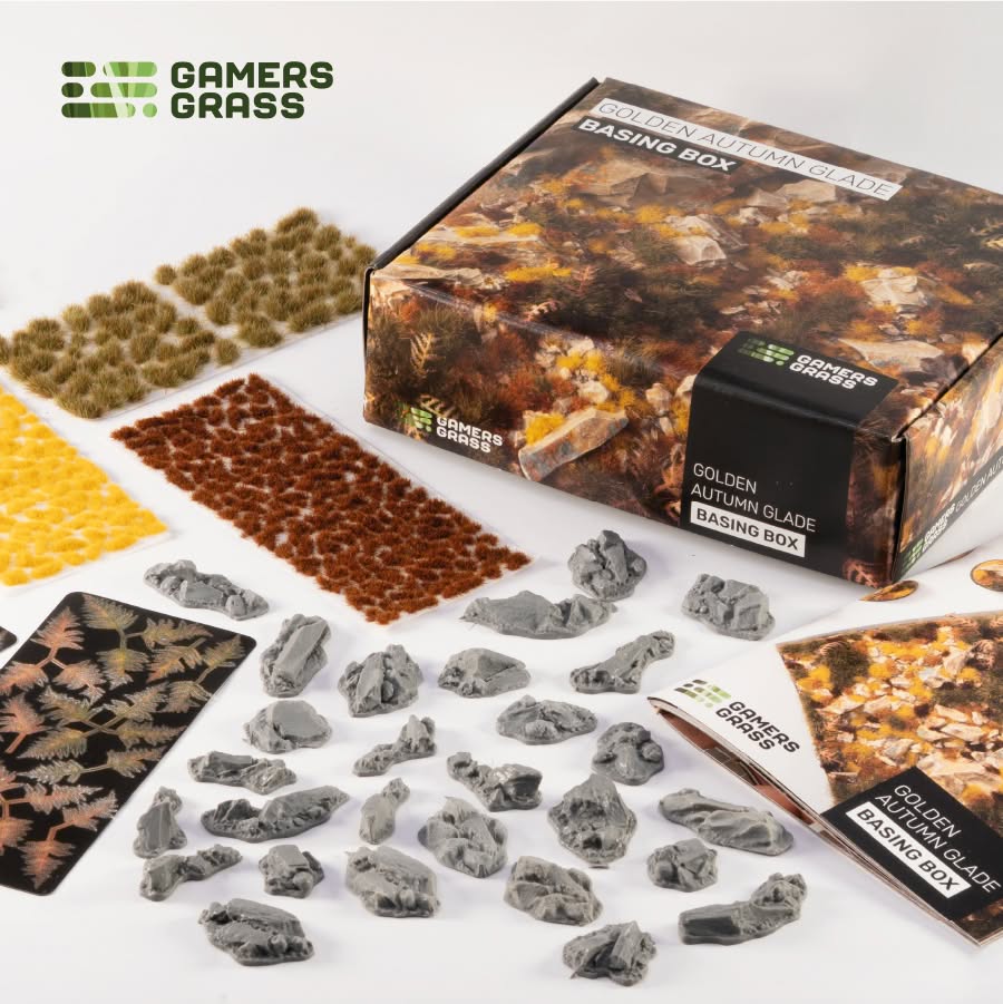 Gamers Grass - Golden Autumn Glade Basing Box