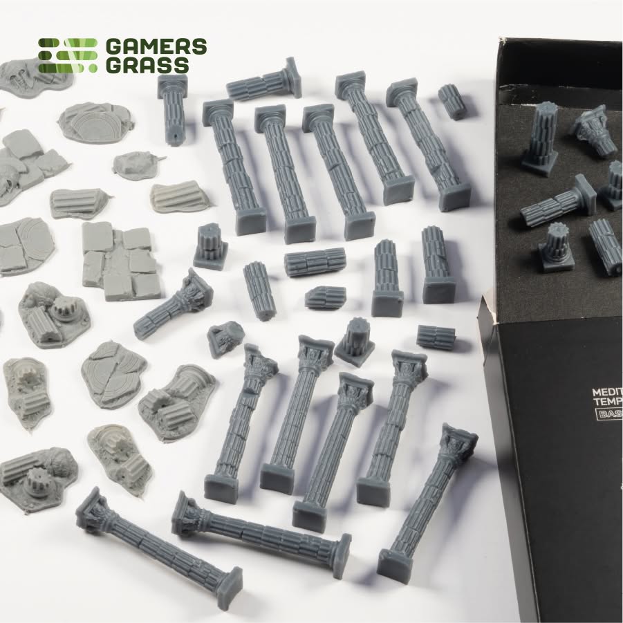 Gamers Grass - Mediterranean Temple Basing Box