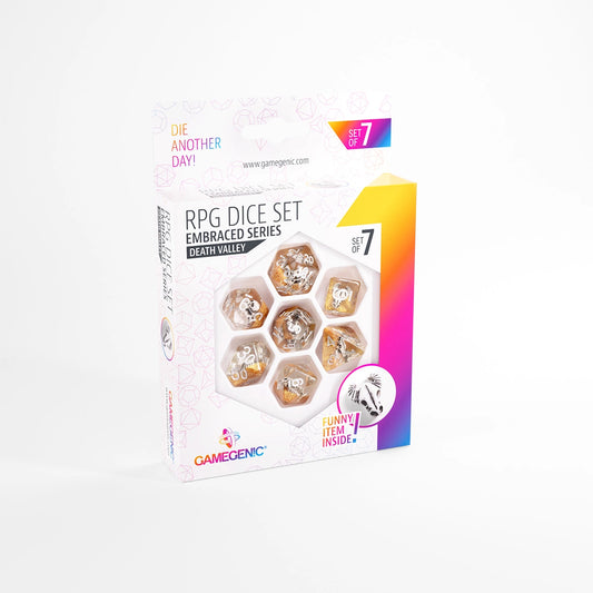 RPG 骰子套装(7 件套)拥抱系列:死亡谷