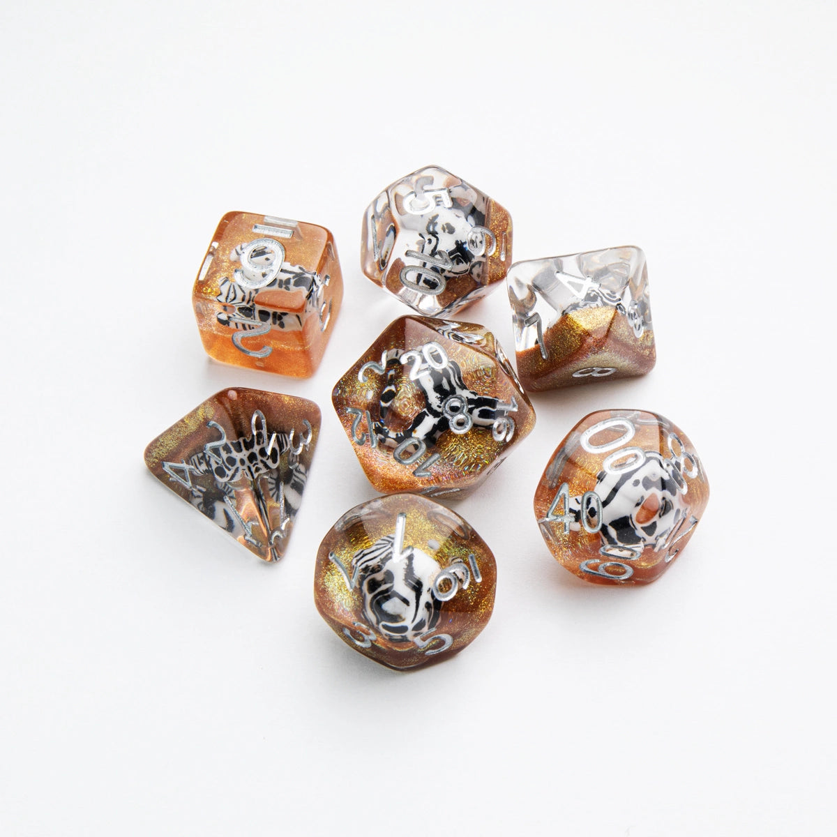 RPG DICE SET (SET OF 7)  Embraced Series: Death Valley