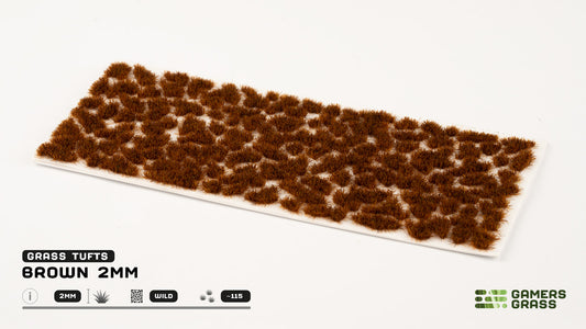 Gamers Grass: Brown 2mm Tuft