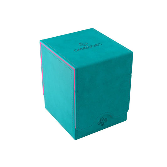Deck Box: Squire Plus XL: Teal / Pink (100 ct)