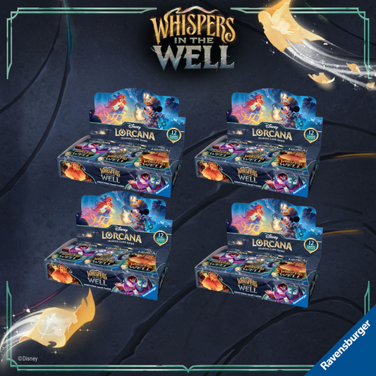 Disney Lorcana: Whispers In The Well (Sealed Case of 4 Displays)