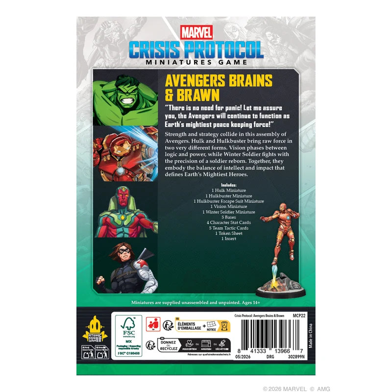 Marvel: Crisis Protocol - Avengers Brains & Brawn