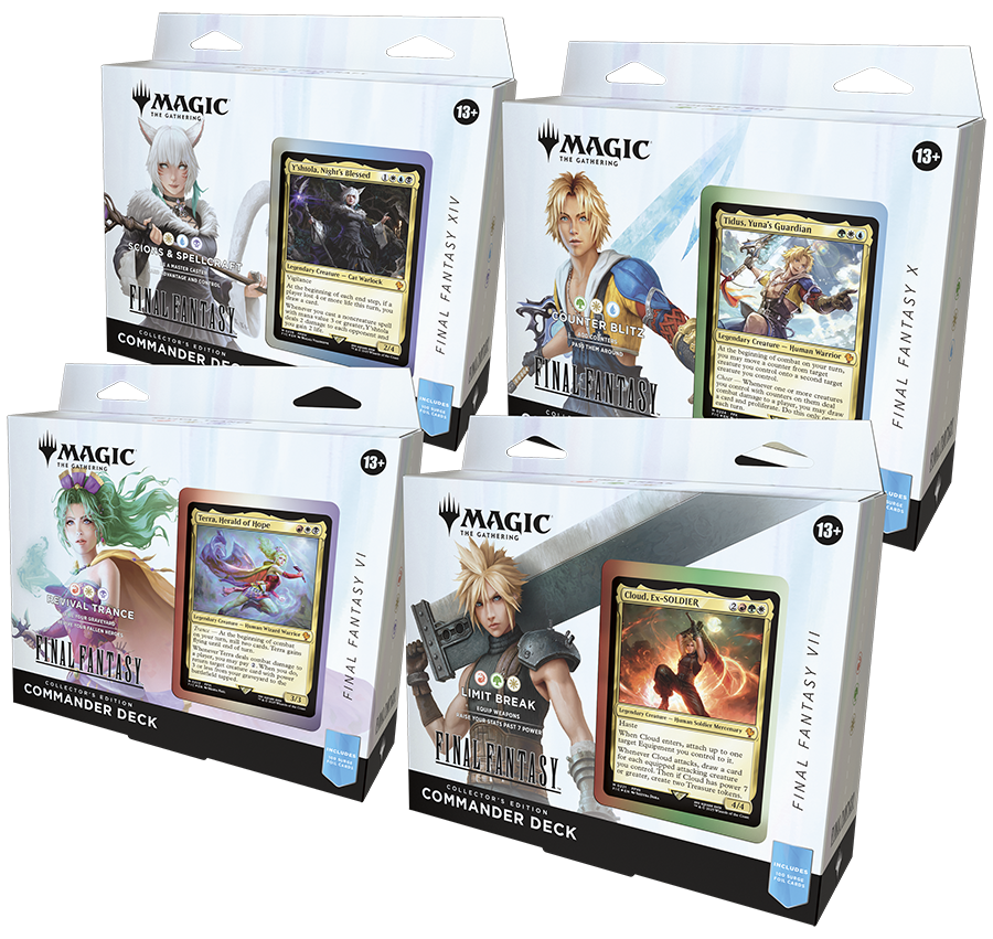 [Pre-order][ETA 6/13/2025] MTG: Final Fantasy Collector's Edition Commander Deck (Set of 4)