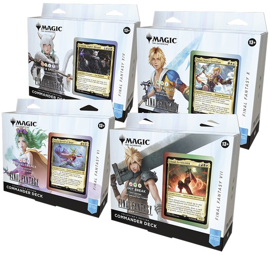 [Pre-order][ETA 6/13/2025] MTG: Final Fantasy Collector's Edition Commander Deck (Set of 4)