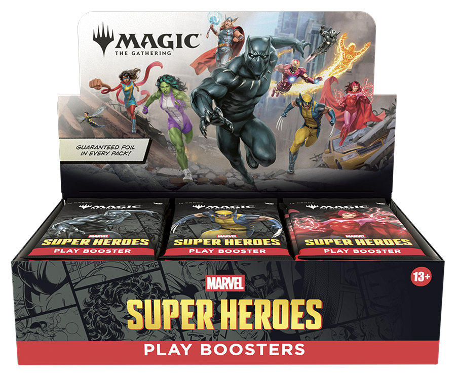 MTG: MARVEL SUPER HEROES PLAY BOOSTER BOX[Pre-order][Available 6/26/2026]