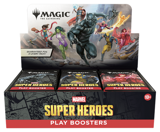MTG: MARVEL SUPER HEROES PLAY BOOSTER BOX[Pre-order][Available 6/26/2026]