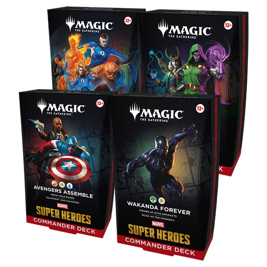 MTG: Marvel Super Heroes Commander Decks, Set of 4
