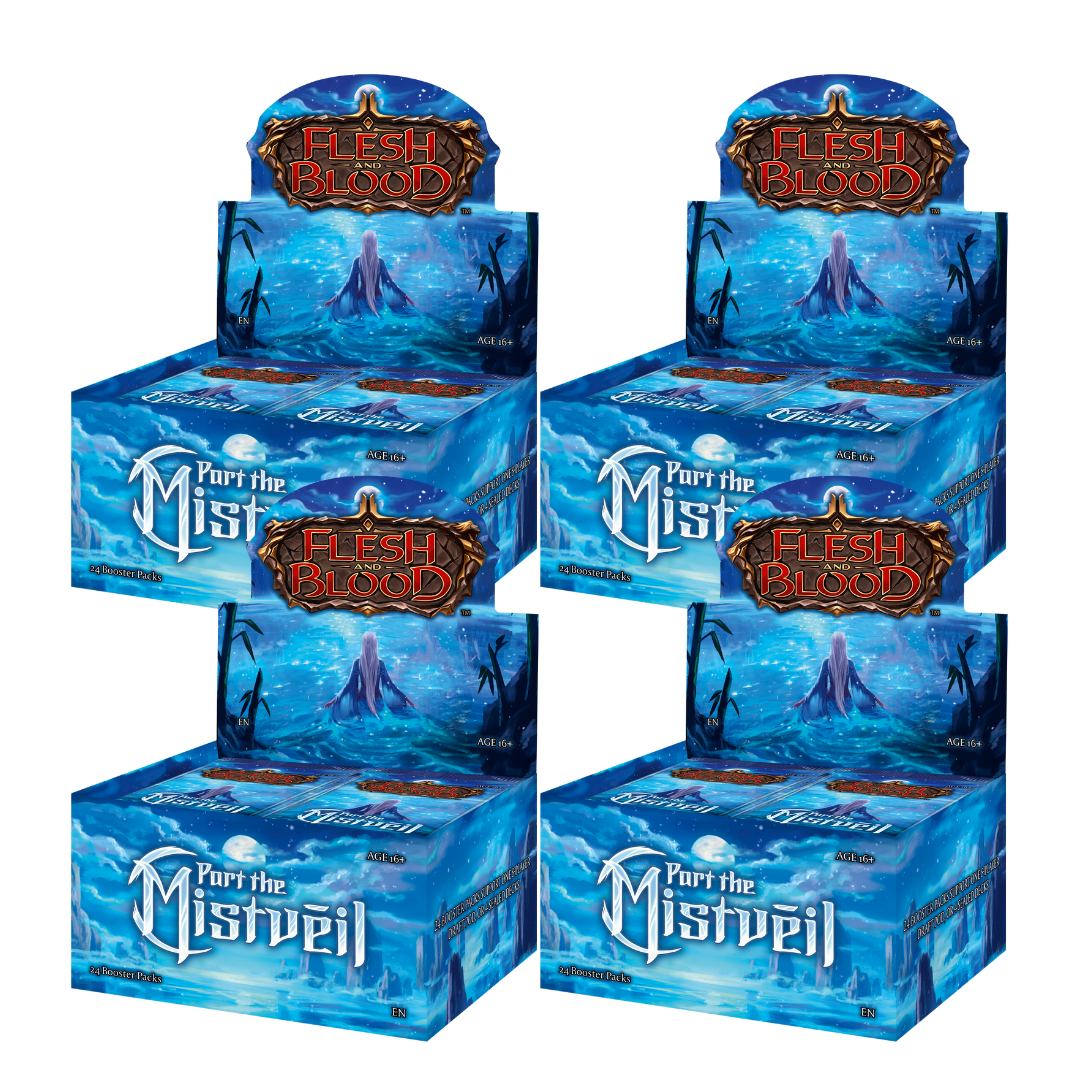 Flesh and Blood: Part the Mistveil Booster Box x4 (Sealed Case) – Tabletop  Renaissance Games & Hobbies