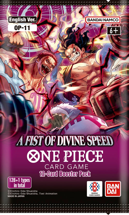 One Piece Card Game: OP-11 A Fist of Divine Speed Booster Pack