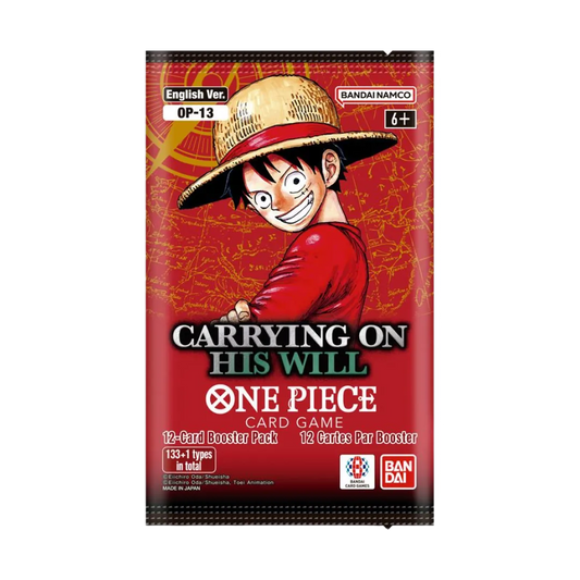 One Piece Card Game: OP-13 Carrying on His Will Booster Pack