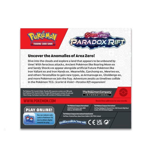 Pokémon TCG：猩红与紫罗兰悖论裂缝增强器展示盒（36 包）