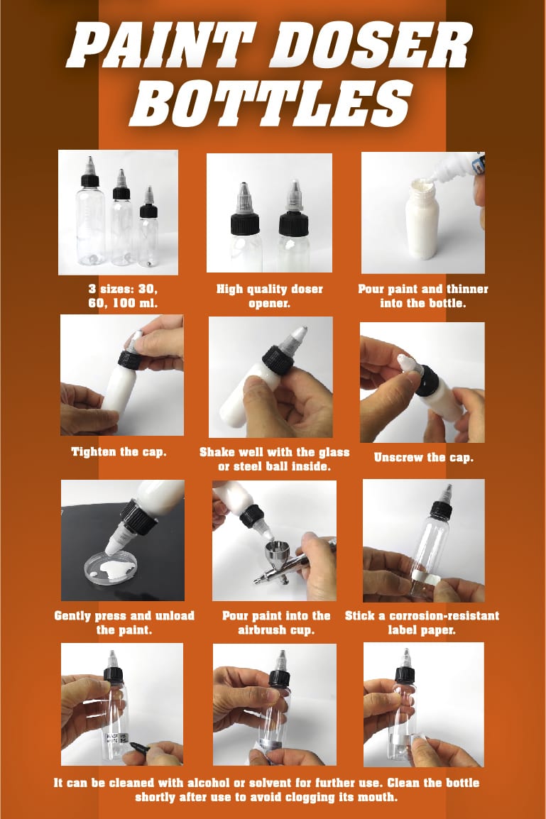 AK Interactive: Paint Doser Bottles 30ml