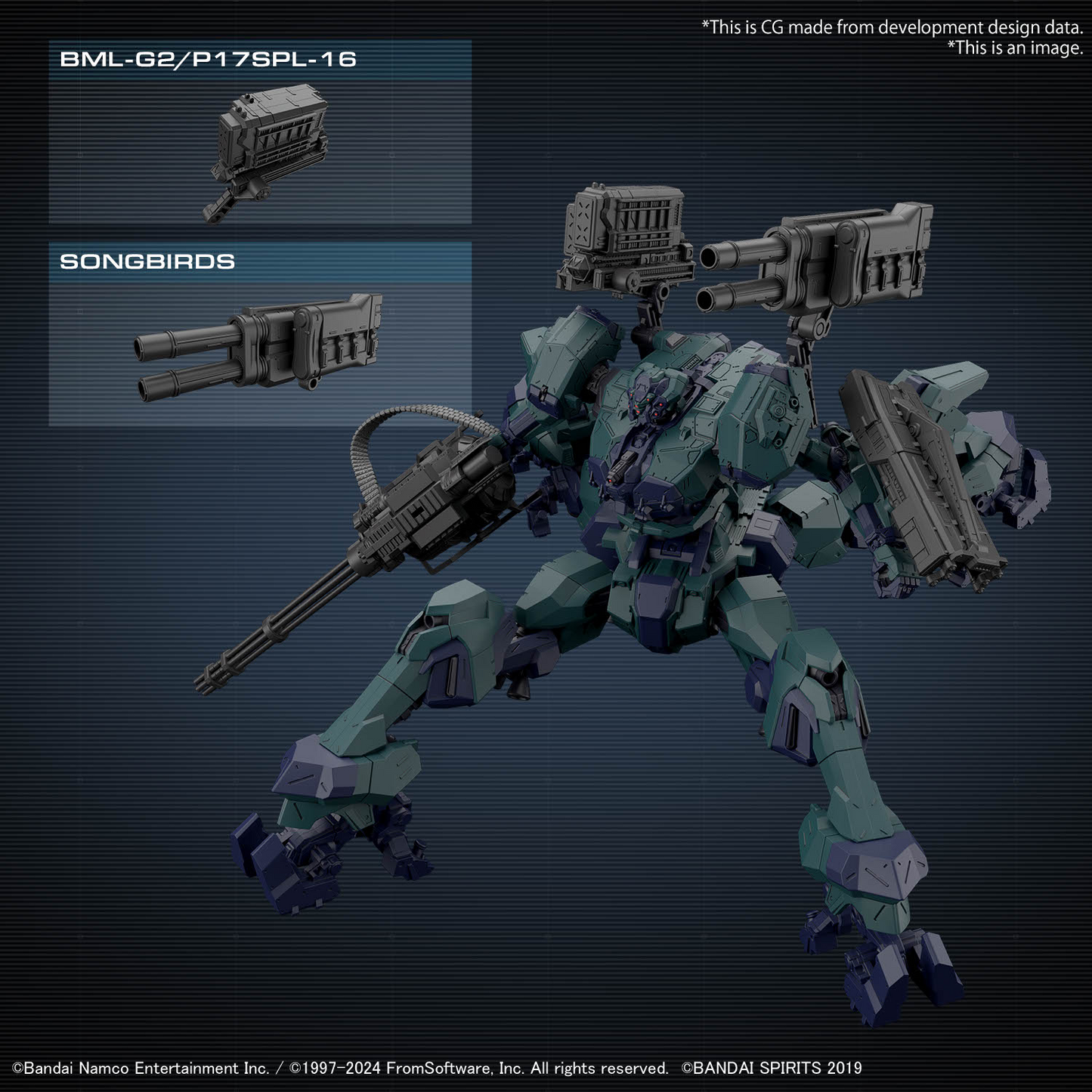 30MM 1/144 Armored Core VI Fires of Rubicon Balam Industries BD-011 Melander Liger Tail [Preorder. ETA Q1 2025]