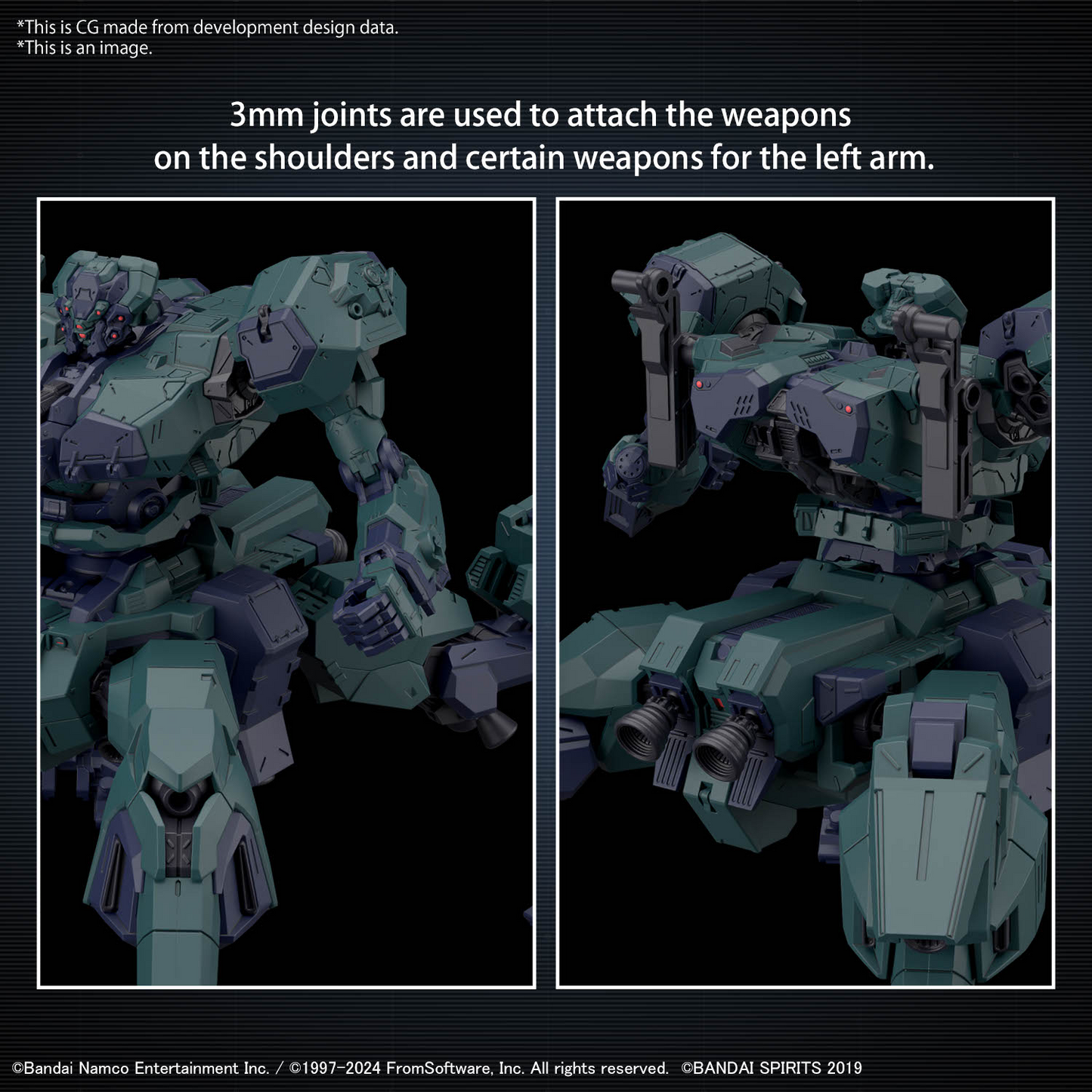 30MM 1/144 Armored Core VI Fires of Rubicon Balam Industries BD-011 Melander Liger Tail [Preorder. ETA Q1 2025]