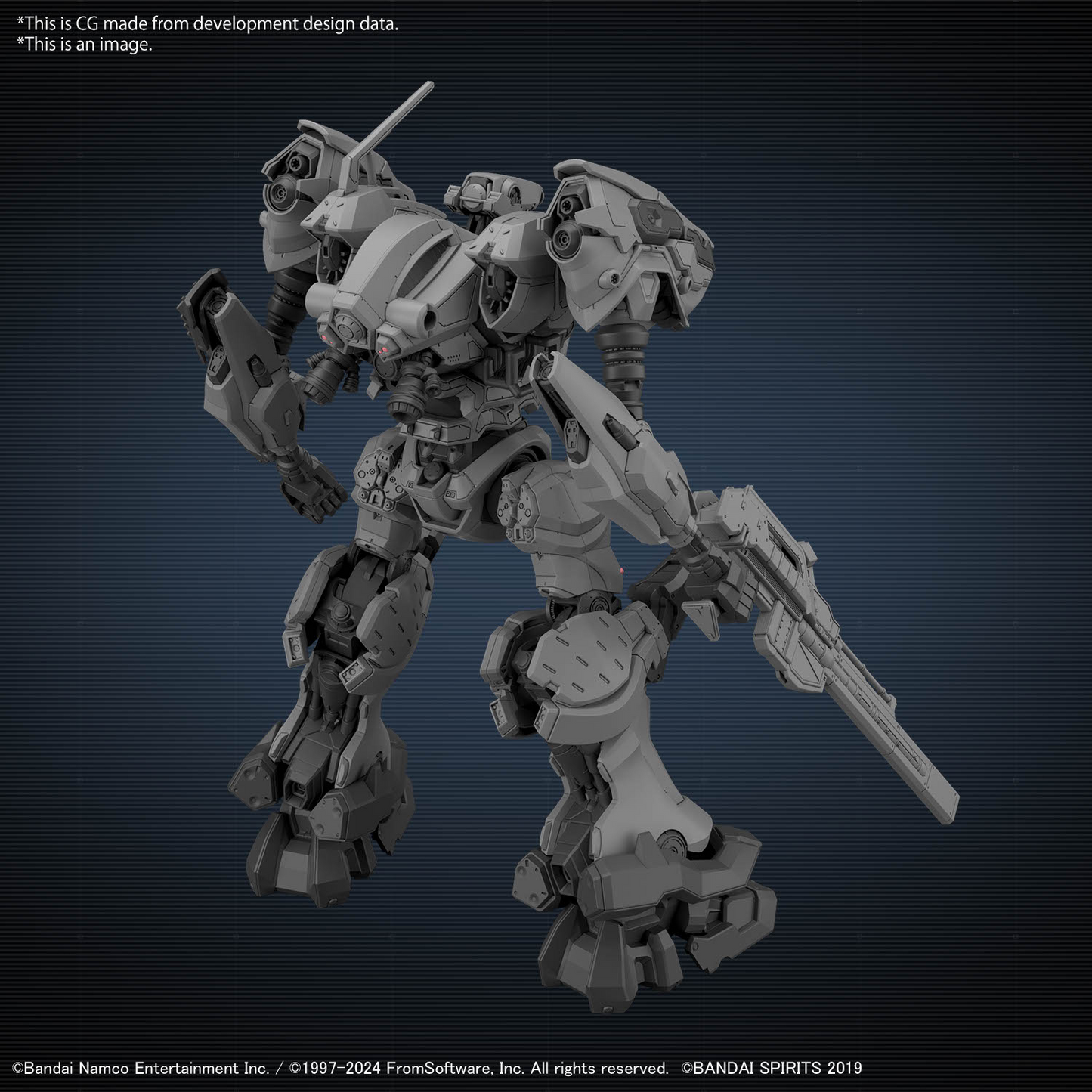 30MM 1/144 Armored Core VI Fires of Rubicon RaD CC-2000 Orbiter [Preorder. ETA Q1 2025]