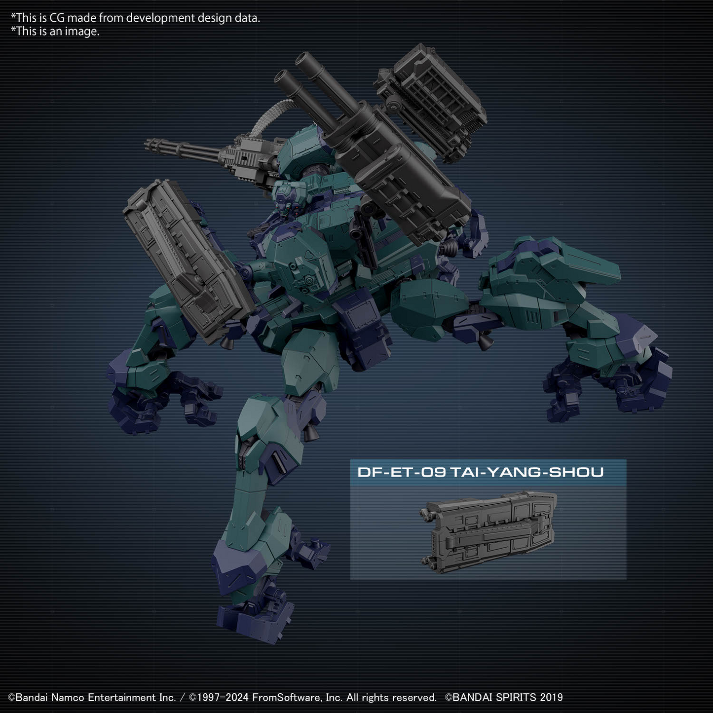 30MM 1/144 Armored Core VI Fires of Rubicon Balam Industries BD-011 Melander Liger Tail [Preorder. ETA Q1 2025]