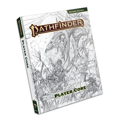 Pathfinder 2E: Player Core Sketch Cover (Remastered)