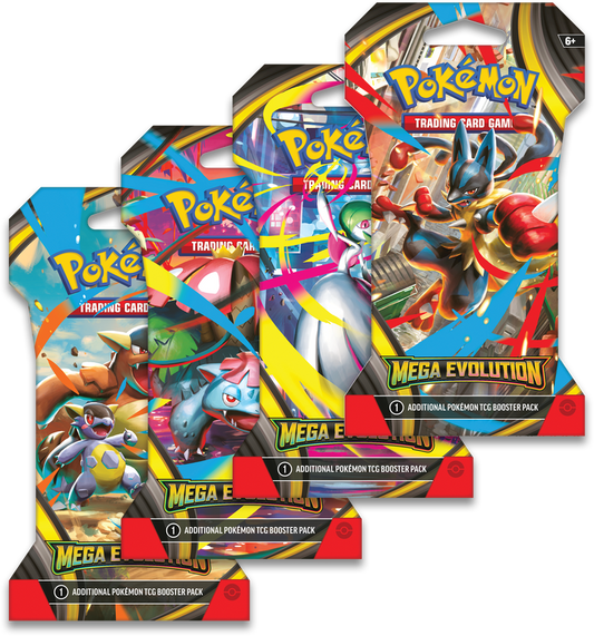 Pokémon TCG: ME01 Mega Evolution - Sleeved Booster Pack