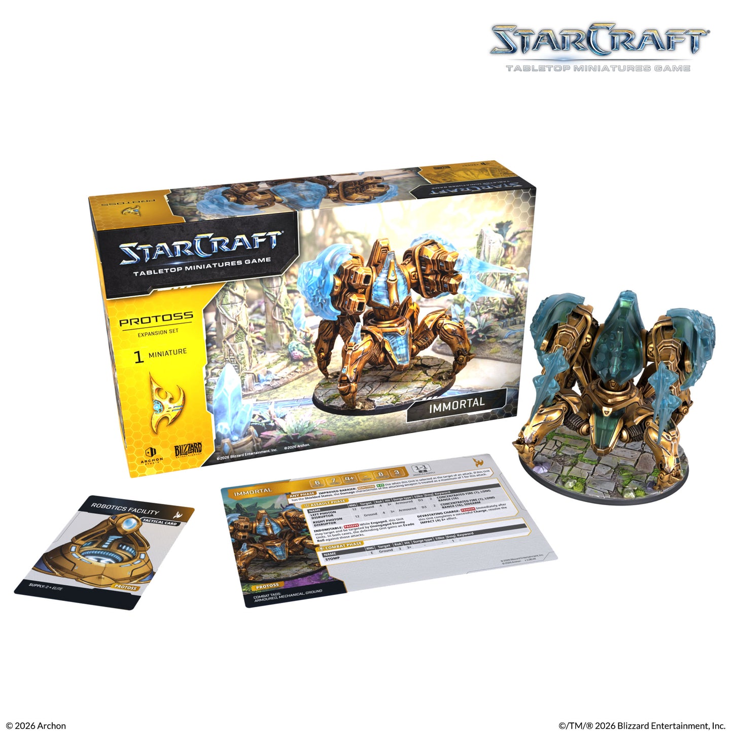 Starcraft The Miniatures Game - Protoss Immortal Expansion Set