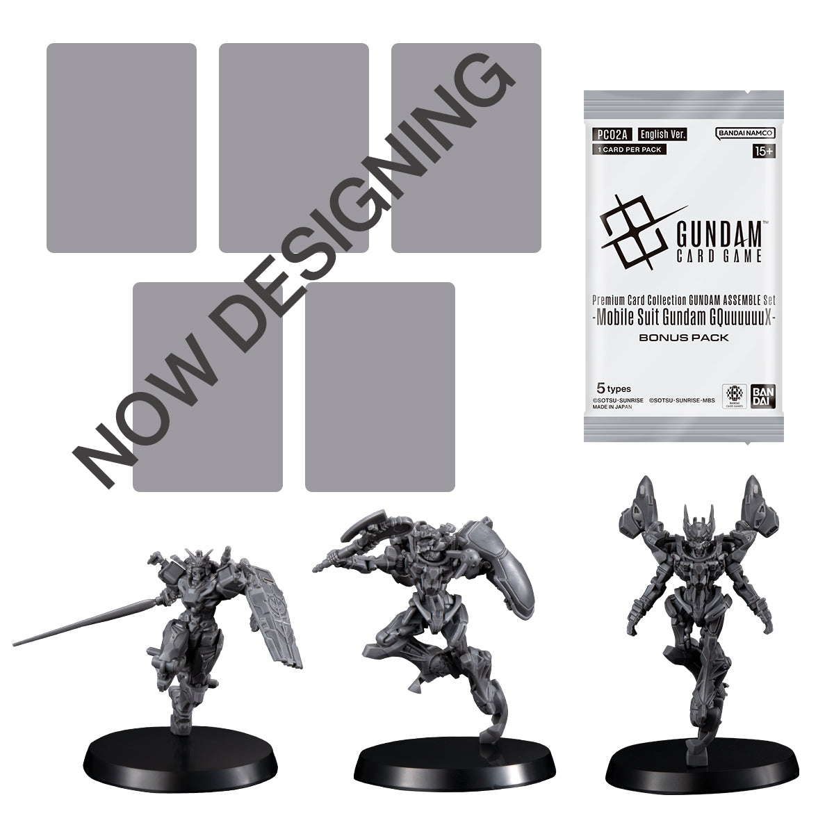 Gundam CG [PC02A] Premium Card Collection Gundam Assemble Set - Mobile Suit Gundam Gquuuuuux