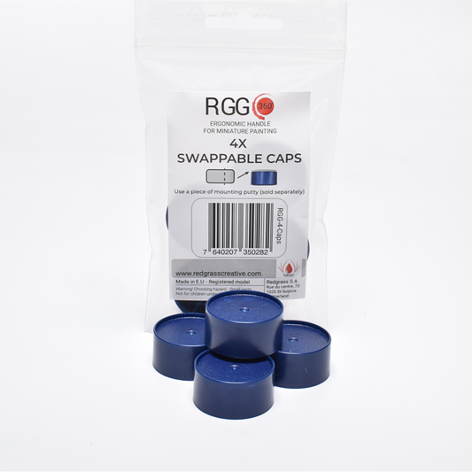 4x Swappable Caps for RGG360 Painting Handle