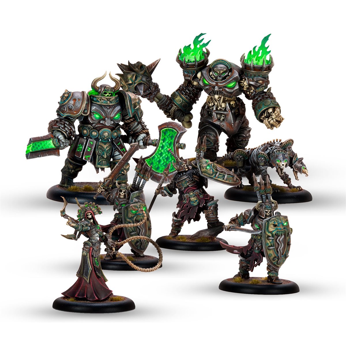 Warmachine: The Graveborn Command Cadre [Pre-order][Feb 2026]