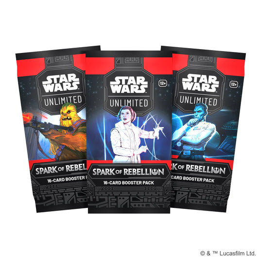 Star Wars: Unlimited - Spark of Rebellion Booster Pack [Limited availability. 6 Packs per customer only]