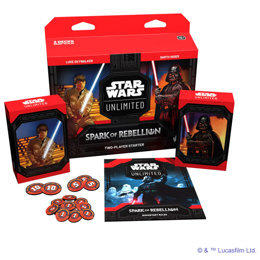 Star Wars: Unlimited - Spark of Rebellion 2-Player Starter Set [Pre-order. Available March 8, 2024]