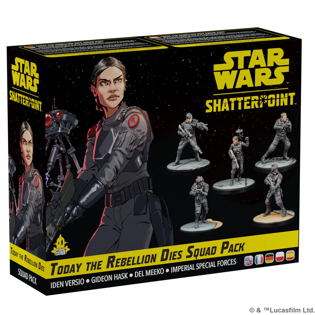 Star Wars Shatterpoint: "The Rebellion Dies Today" Squad Pack [Pre-order. Available June 7, 2024]