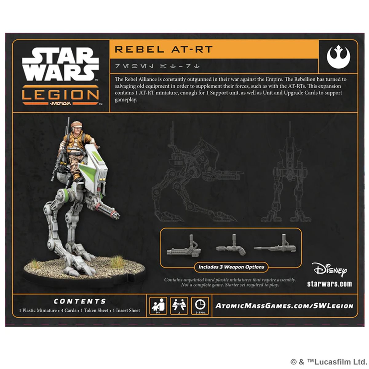 Star Wars: Legion - Rebel AT-RT [Preorder][Aug 14 2026]